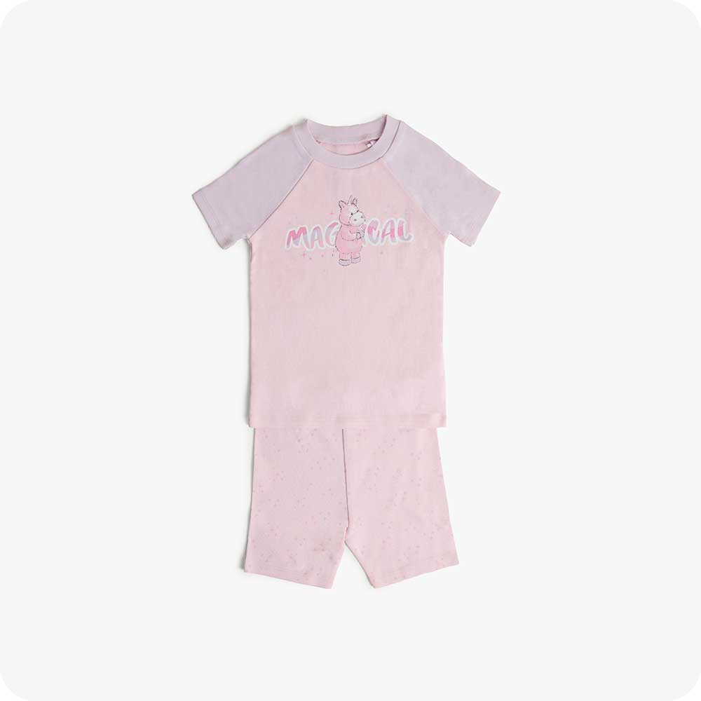 Unicorn Shorties Pajamas - Calm Comfort