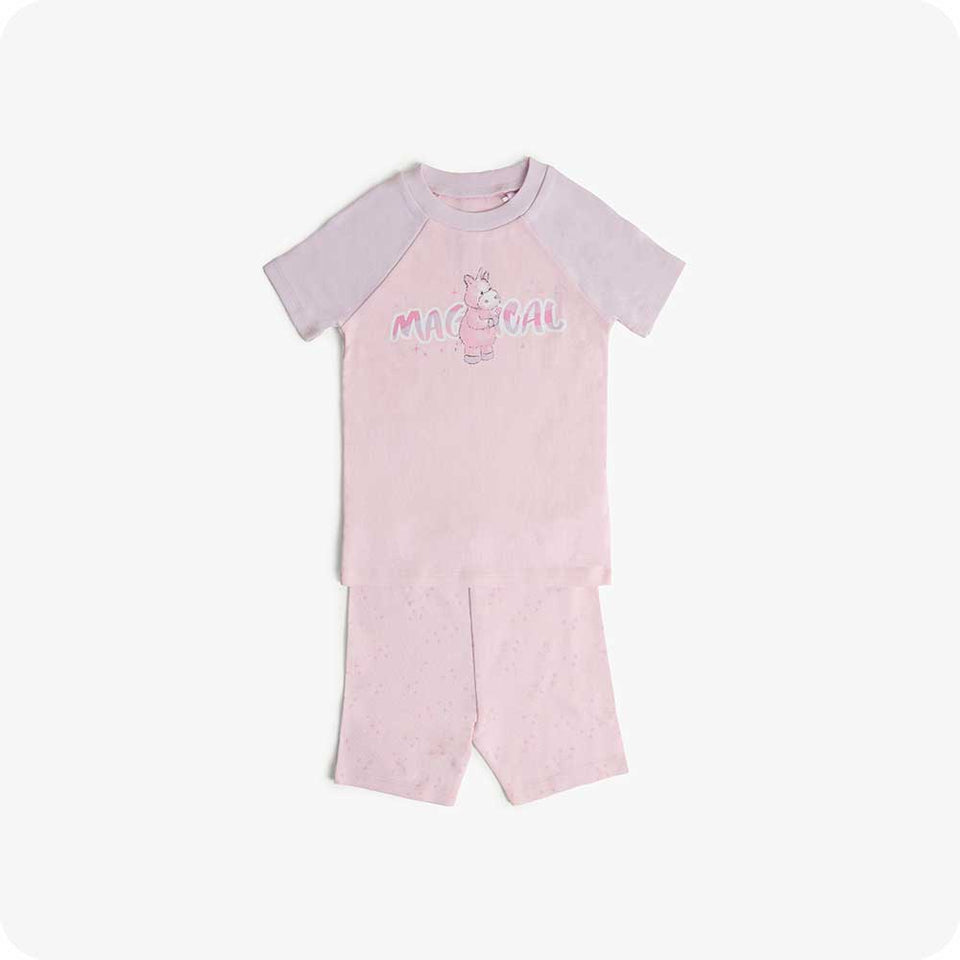 Unicorn Shorties Pajamas - Calm Comfort