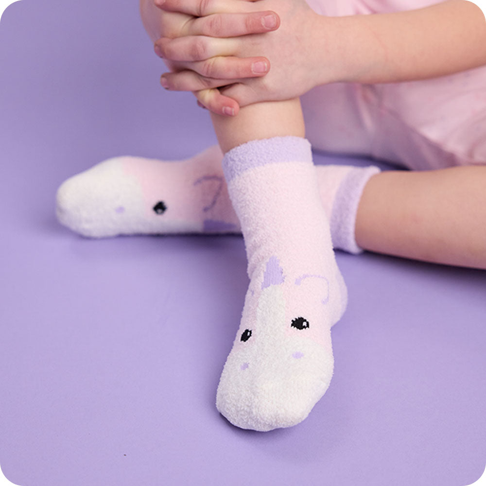 Unicorn Non-Slip Socks - Quiet Comfort