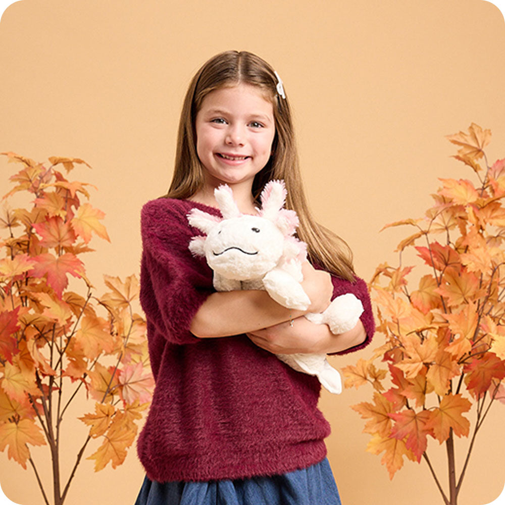White Axolotl Warmies - Warm Blend